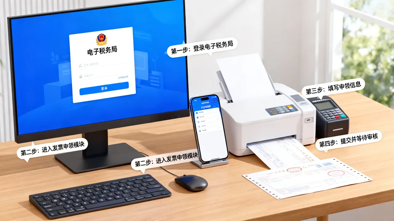 企业如何申请发票,网上申领流程步骤详解?-图2 企业如何申请发票,网上申领流程步骤详解?-图2