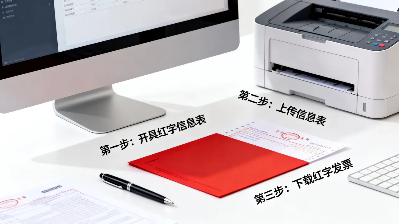 红字发票如何处理,红字发票跨月冲红需要哪些步骤