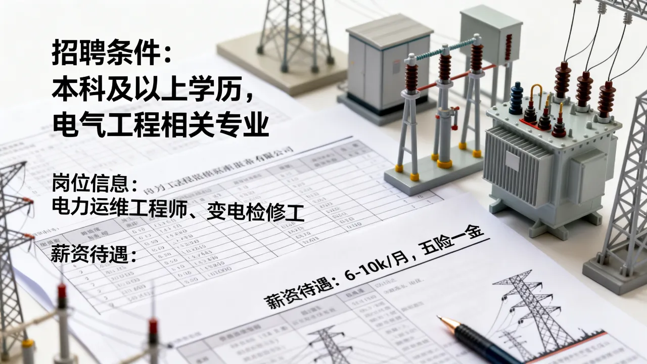 广安爱众电力招聘条件有哪些要求?招聘岗位信息,薪资待遇