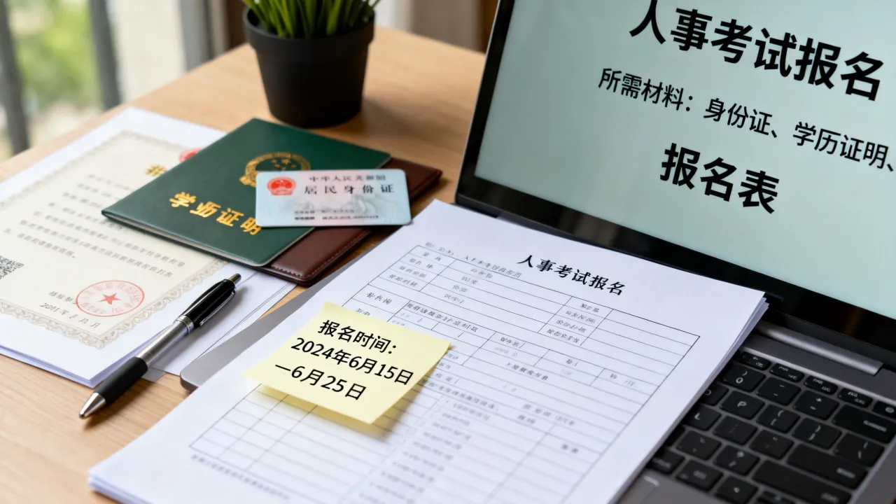 夏人事考试中心报名时间在什么时候,需要准备哪些材料?