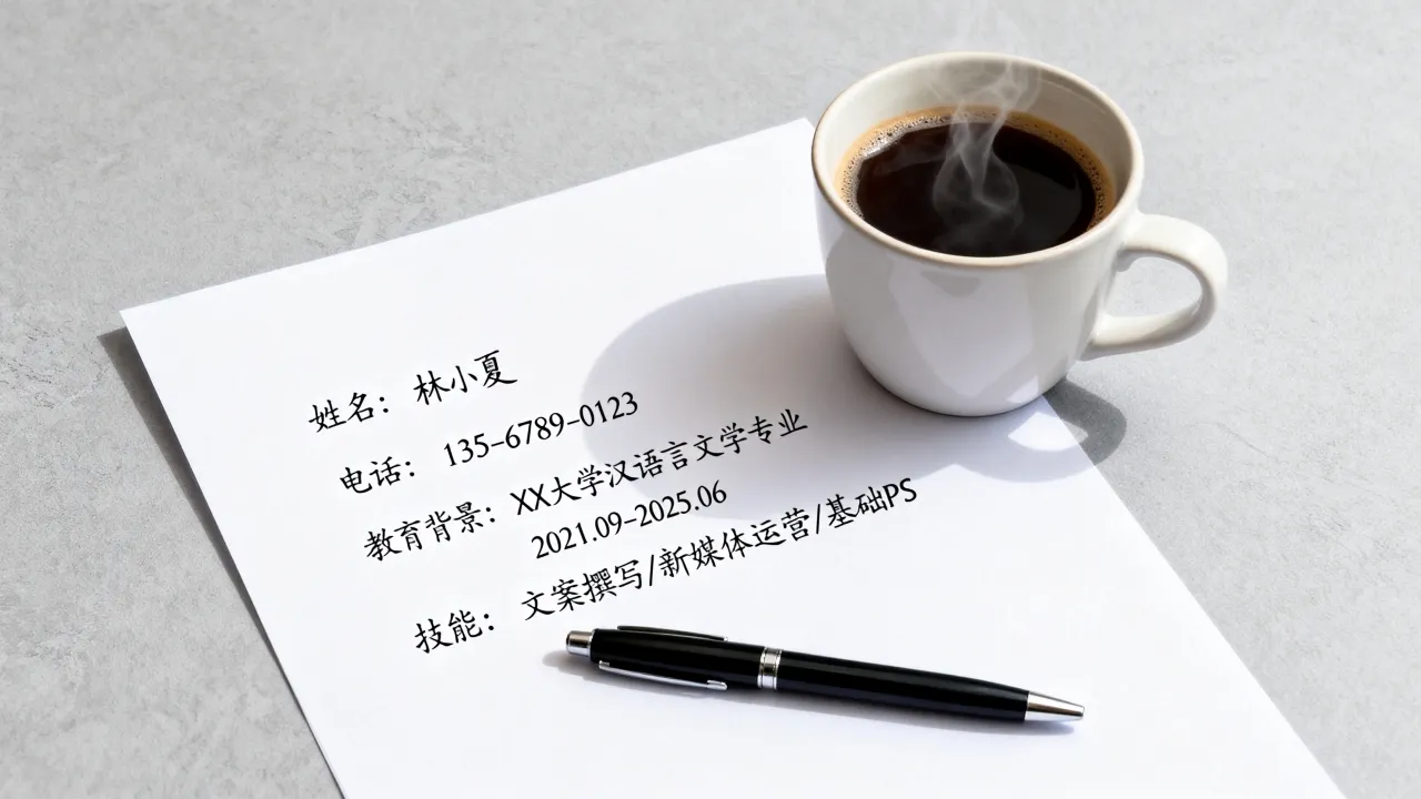 兼职个人简历怎么写,兼职简历没有工作经验怎么写?-图2 兼职个人简历怎么写,兼职简历没有工作经验怎么写?-图2