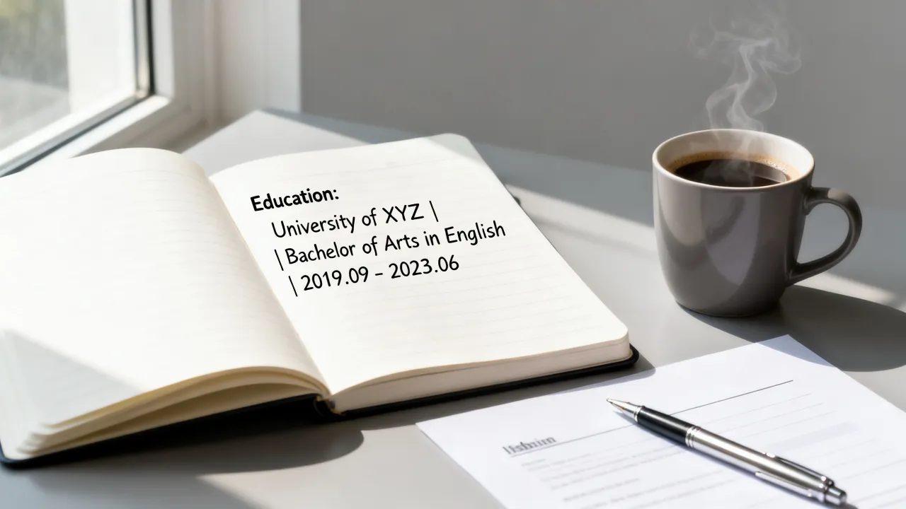英文简历学历怎么写,英文简历教育背景怎么填?-图2 英文简历学历怎么写,英文简历教育背景怎么填?-图2