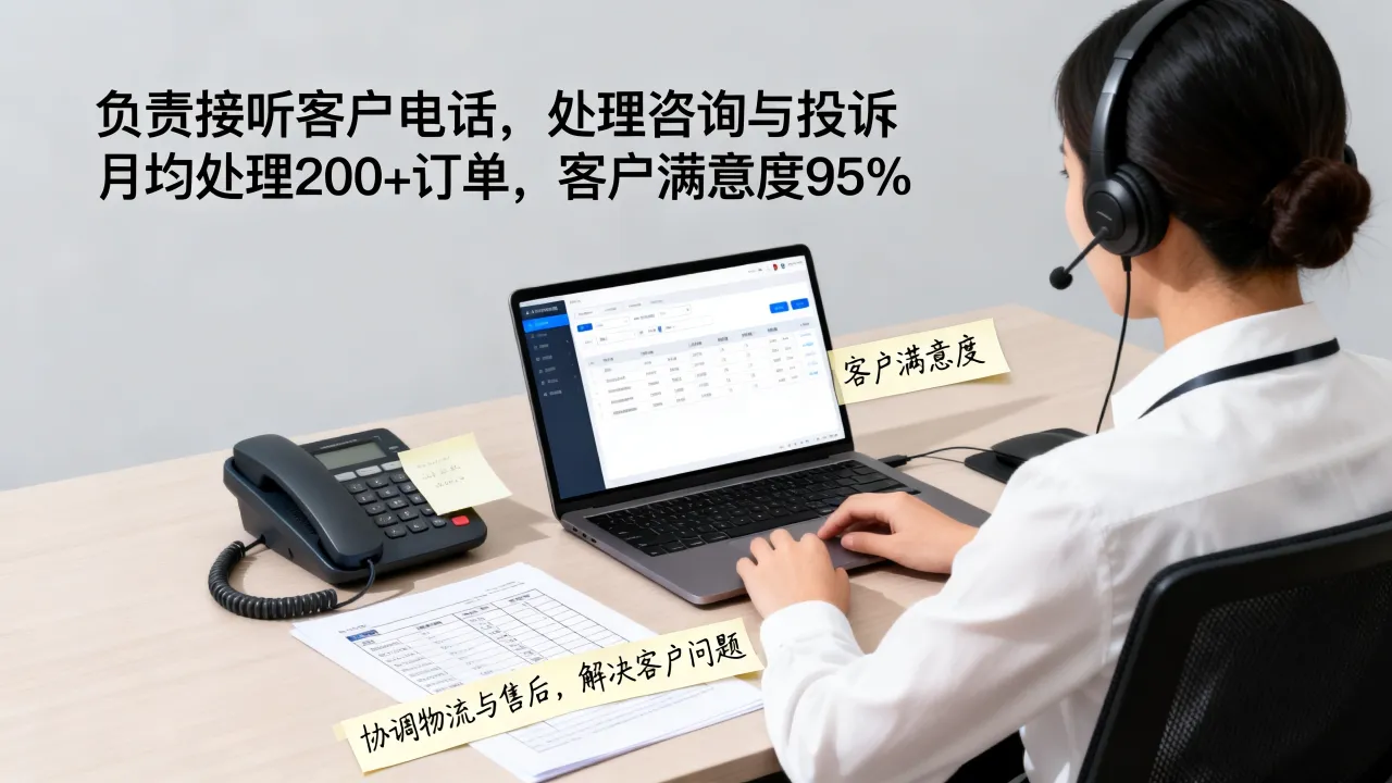 客服工作经历怎么写,客服人员简历工作经历怎么写自我评价-图3 客服工作经历怎么写,客服人员简历工作经历怎么写自我评价-图3