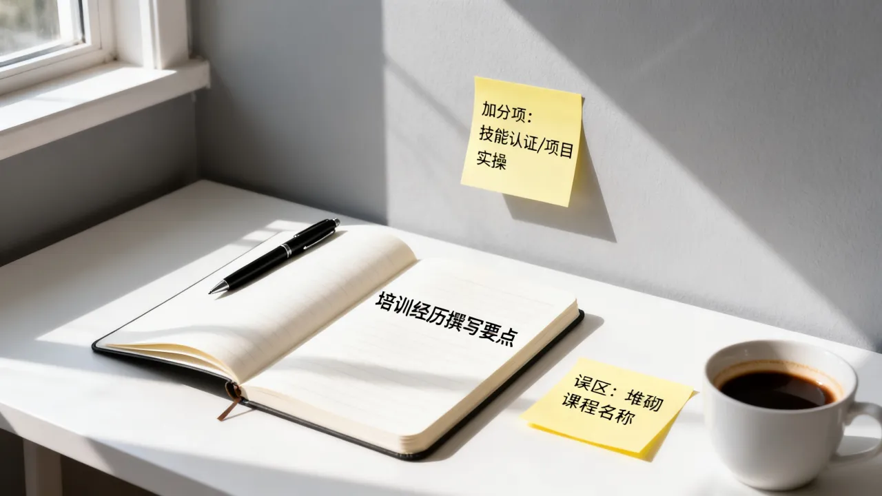 简历里培训经历怎么写？有哪些加分写法与常见误区-图3