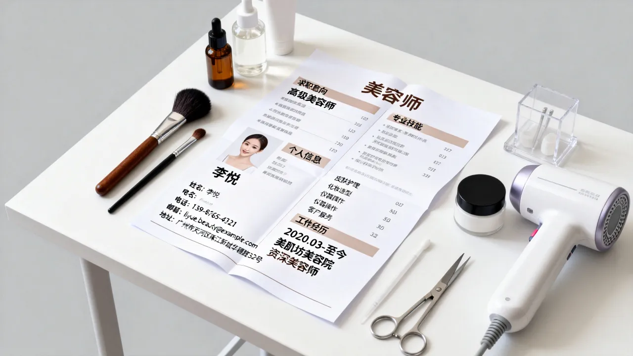 美容师简历怎么写？美容师简历怎么写才能吸引人？