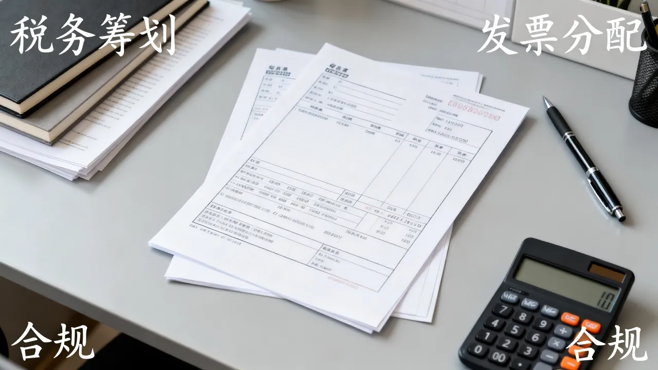 发票怎么分配最合规?税务筹划长尾疑问词-图1 发票怎么分配最合规?税务筹划长尾疑问词-图1