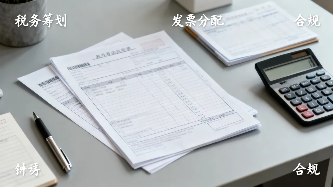 发票怎么分配最合规?税务筹划长尾疑问词-图3 发票怎么分配最合规?税务筹划长尾疑问词-图3
