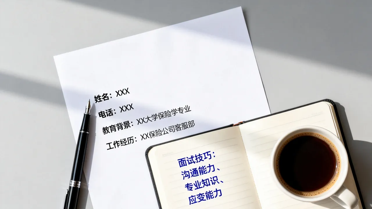 保险公司简历怎么写?入职面试成功技巧有哪些?-图3 保险公司简历怎么写?入职面试成功技巧有哪些?-图3
