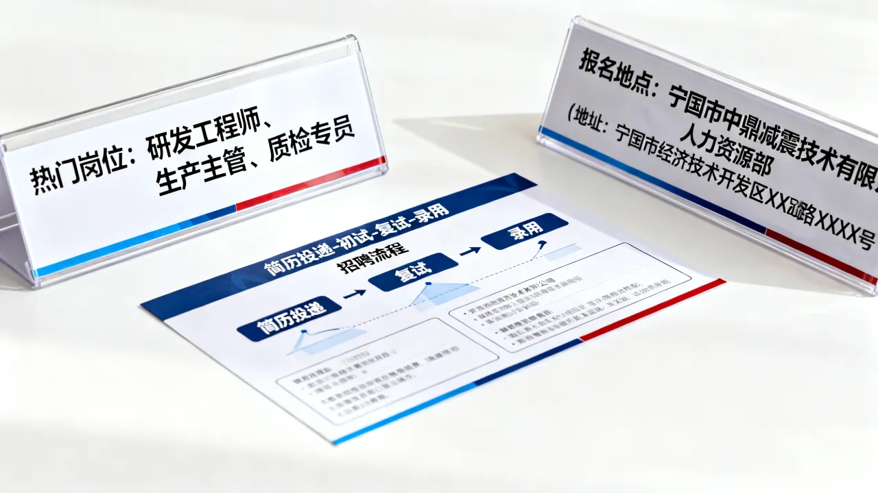 宁国中鼎减震招聘有哪些热门岗位,在哪里报名?-图3 宁国中鼎减震招聘有哪些热门岗位,在哪里报名?-图3