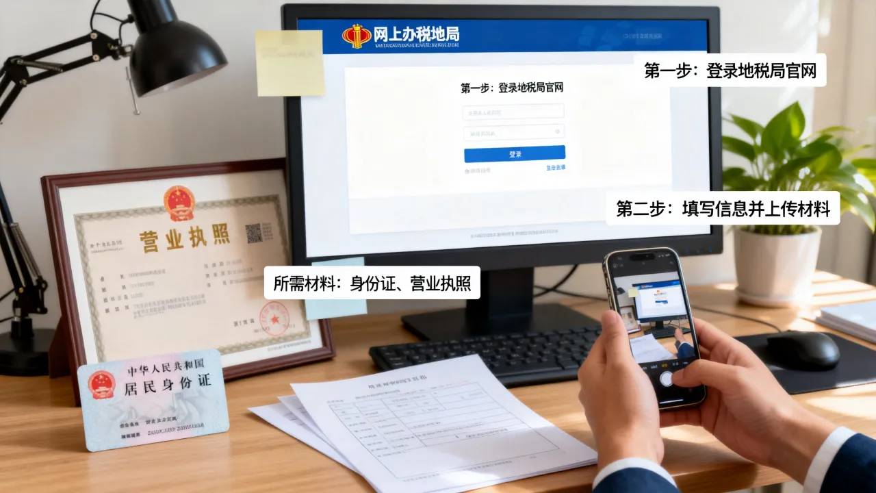 如何开通地税，网上办理的具体流程和所需材料是什么？-图1