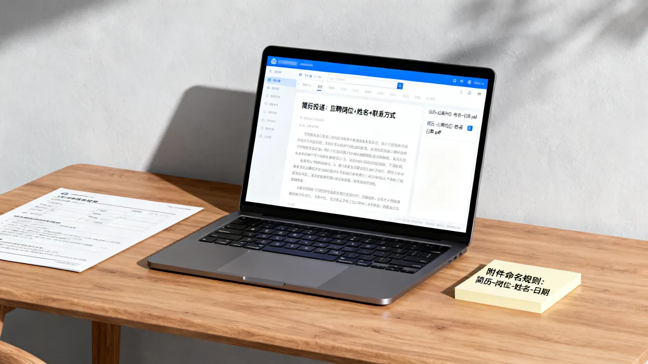 给公司发简历怎么写,邮件正文和附件怎么命名更专业?-图1 给公司发简历怎么写,邮件正文和附件怎么命名更专业?-图1