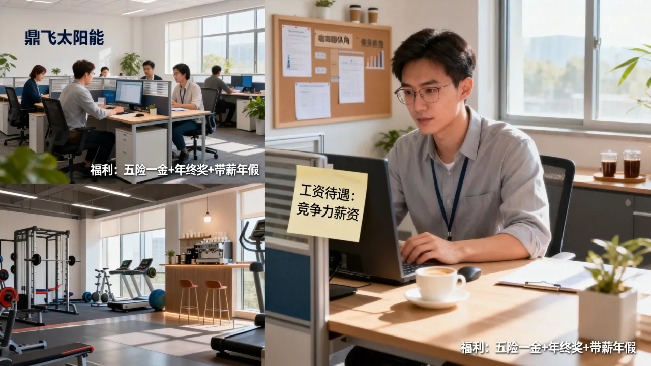 鼎飞太阳能招聘工资怎么样,福利待遇好不好