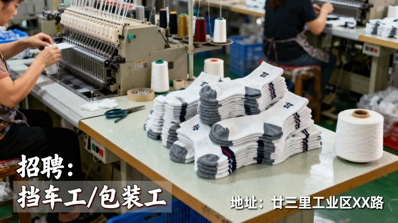 义乌廿三里棉袜招聘哪个厂好？，附近棉袜厂招工去哪里-图3