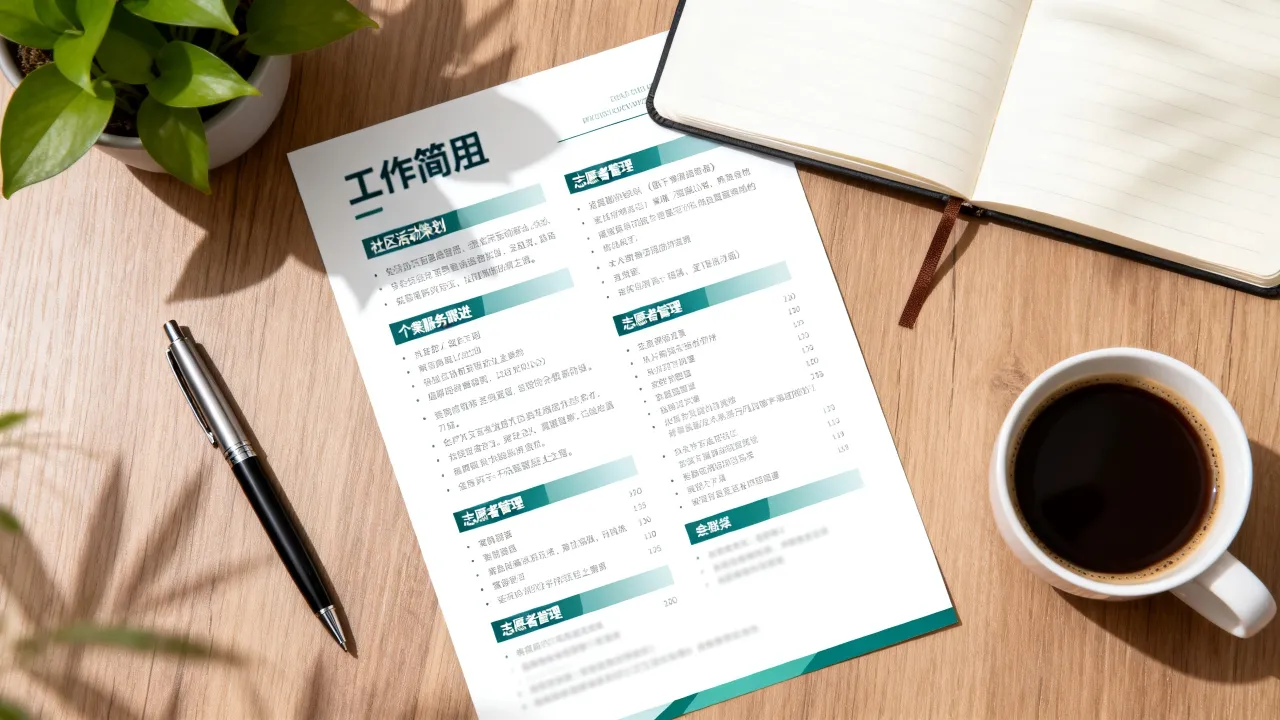 社会工作简历怎么写，突出哪些经验最加分？-图3