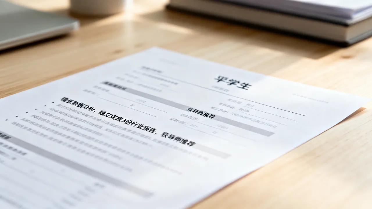 大学生简历特长怎么写,如何用一句话写出吸引HR的亮点?-图1 大学生简历特长怎么写,如何用一句话写出吸引HR的亮点?-图1