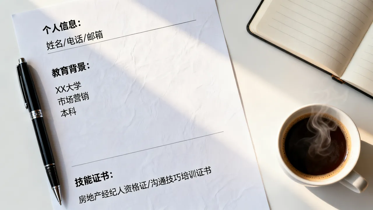 应聘房地产简历怎么写,没有经验应该突出什么?-图2 应聘房地产简历怎么写,没有经验应该突出什么?-图2