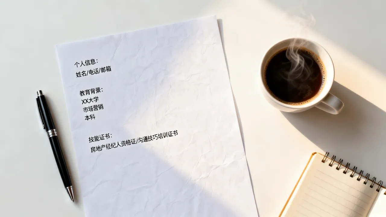 应聘房地产简历怎么写,没有经验应该突出什么?-图3 应聘房地产简历怎么写,没有经验应该突出什么?-图3