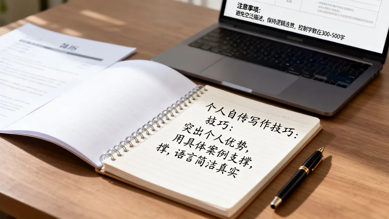 简历中个人自传怎么写，有哪些写作技巧和注意事项？-图2