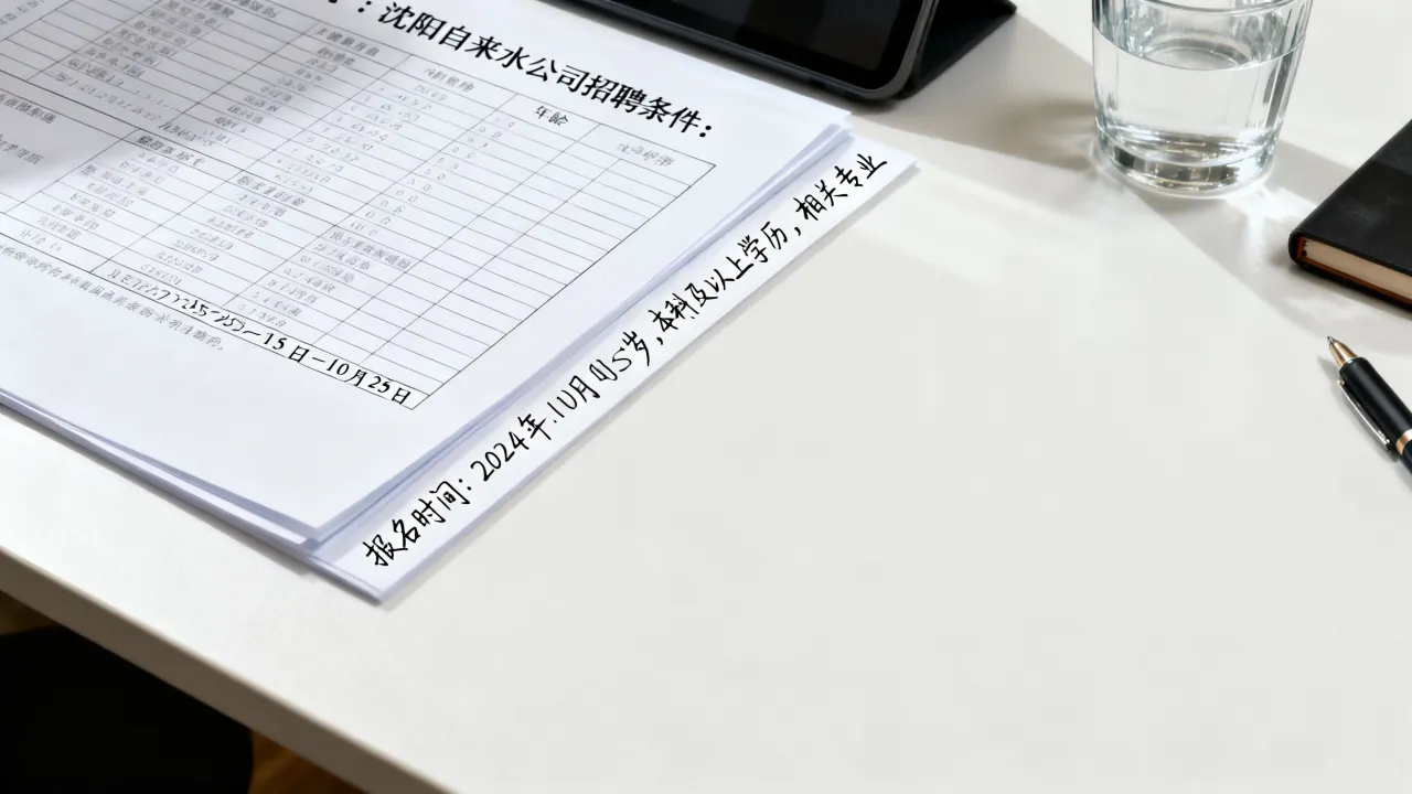 沈阳自来水公司招聘条件有哪些?沈阳自来水公司招聘报名时间是什么?-图3 沈阳自来水公司招聘条件有哪些?沈阳自来水公司招聘报名时间是什么?-图3