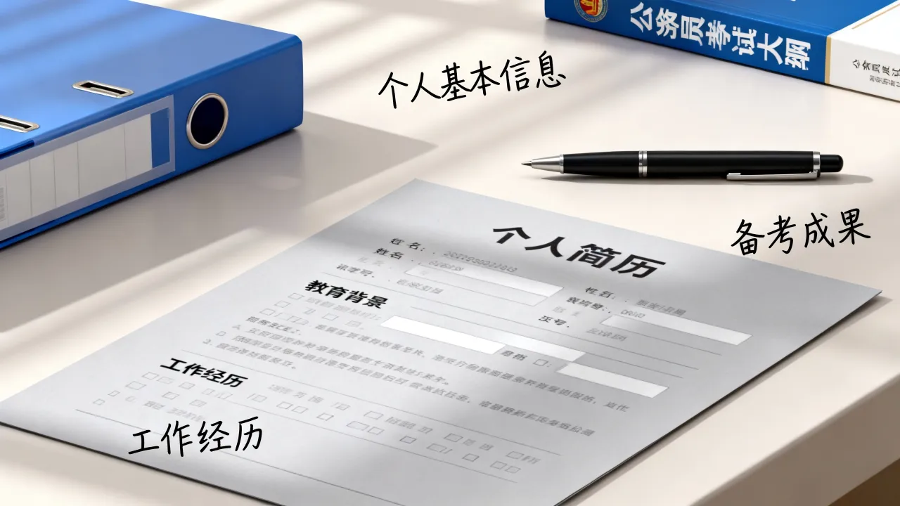 省考个人简历怎么写？如何让审核官一眼看中？-图1