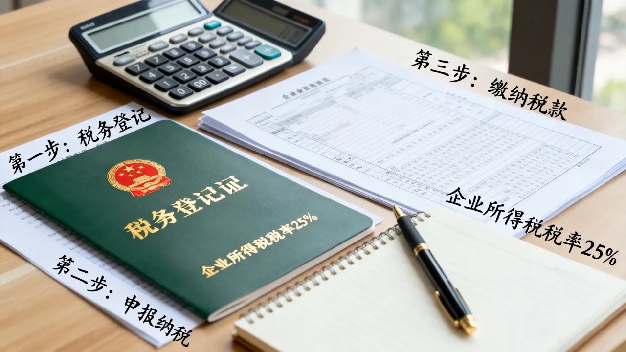 个人公司如何交税,个人公司交税流程及企业所得税税率是多少