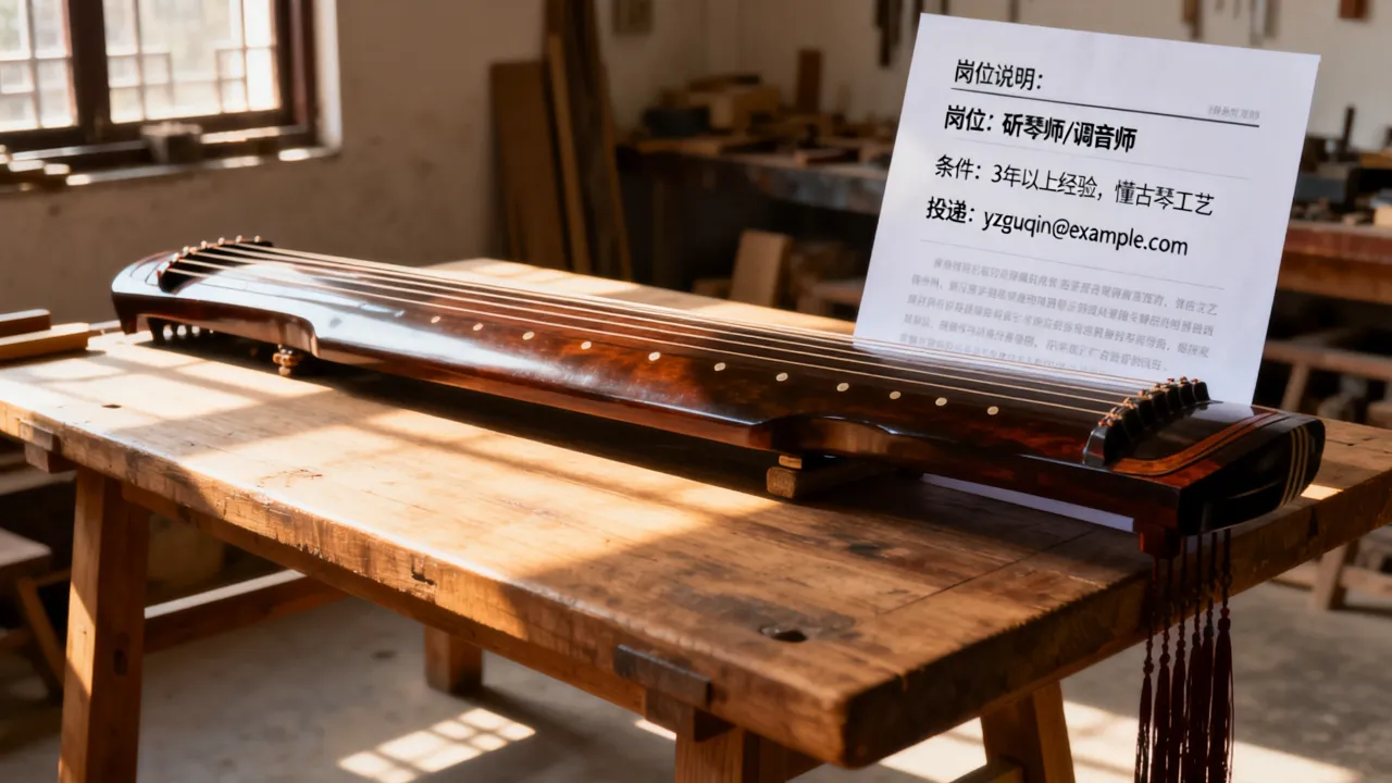 扬州古琴厂招聘有哪些岗位和条件，怎样投递简历？-图2