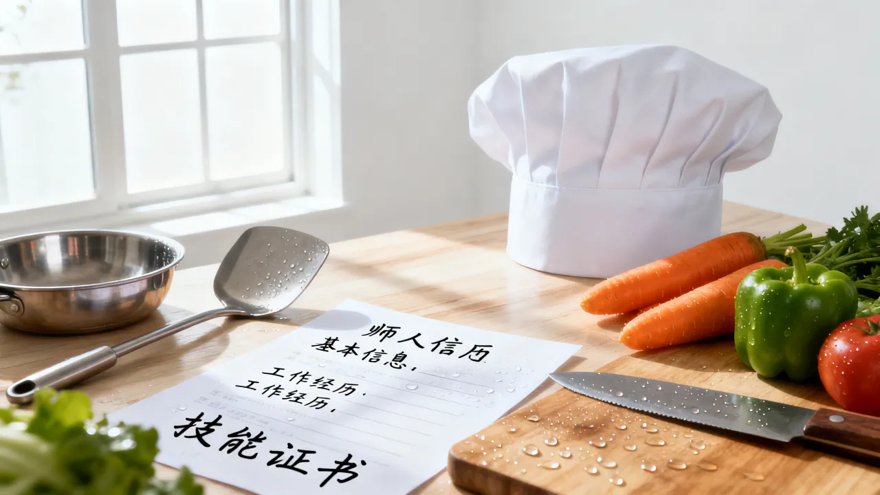 厨师的个人简历怎么写，写简历时需突出哪些重点？-图2