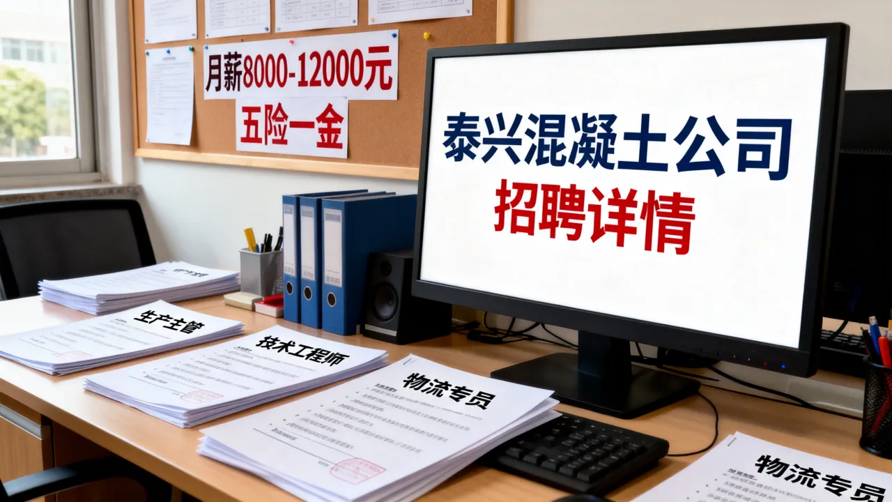 泰兴混凝土公司招聘岗位有哪些？工资待遇怎么样？