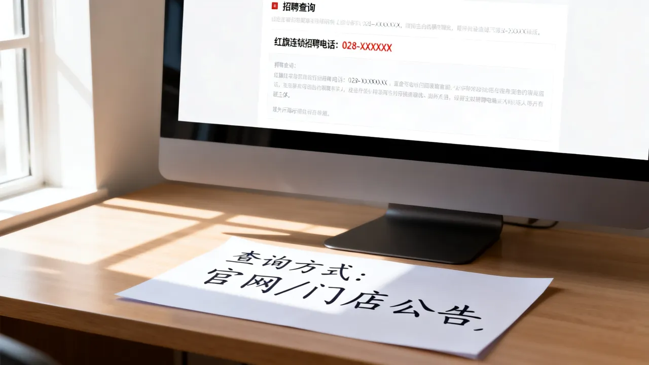 红旗连锁招聘电话是多少？怎么才能查到准确的电话信息-图1