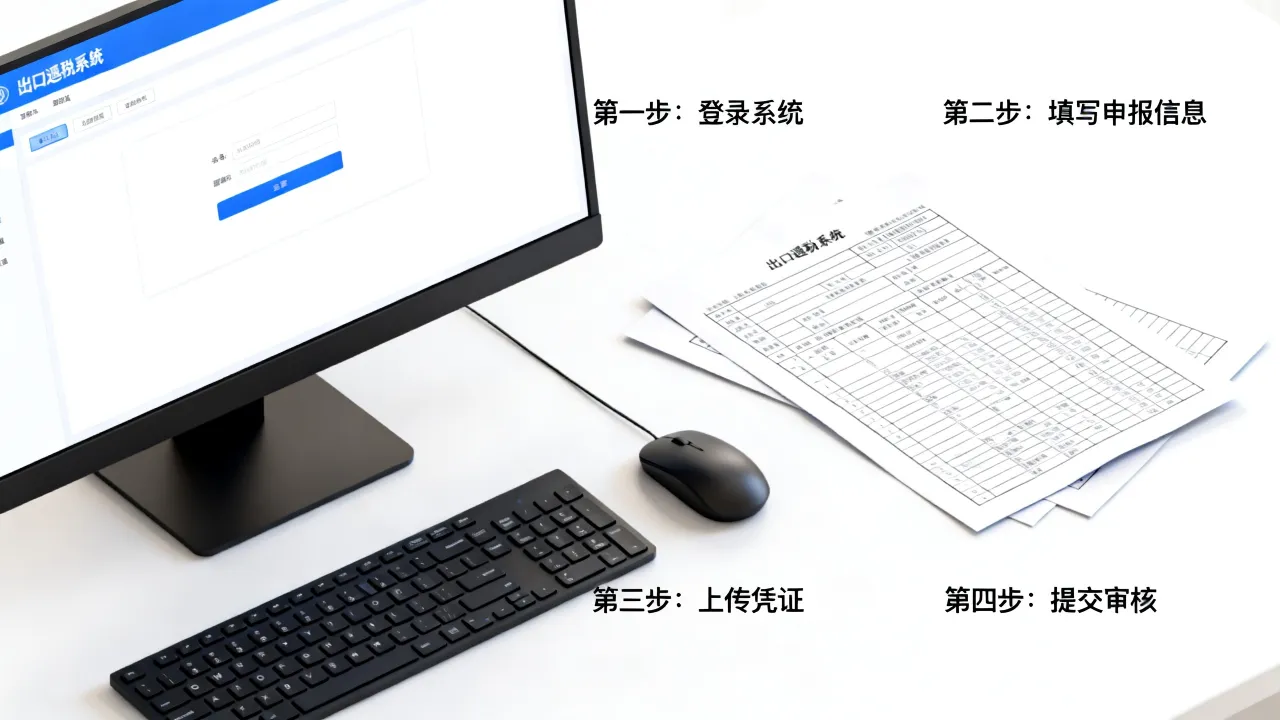 出口退税系统怎么操作?出口退税申报流程详细步骤-图1 出口退税系统怎么操作?出口退税申报流程详细步骤-图1
