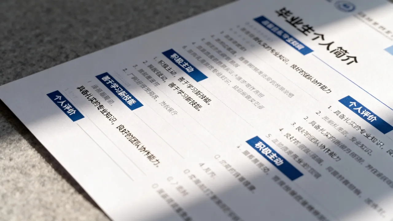 毕业生个人简介怎么写,简历自我评价内容有哪些-图1 毕业生个人简介怎么写,简历自我评价内容有哪些-图1