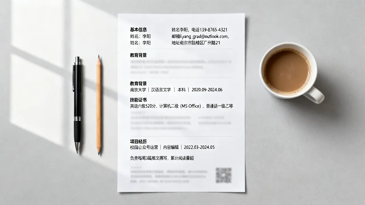 应届毕业生简历怎么做,应届生没有工作经验简历怎么写?-图2 应届毕业生简历怎么做,应届生没有工作经验简历怎么写?-图2