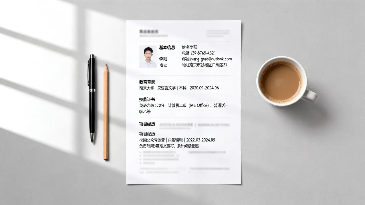 应届毕业生简历怎么做,应届生没有工作经验简历怎么写?-图3 应届毕业生简历怎么做,应届生没有工作经验简历怎么写?-图3