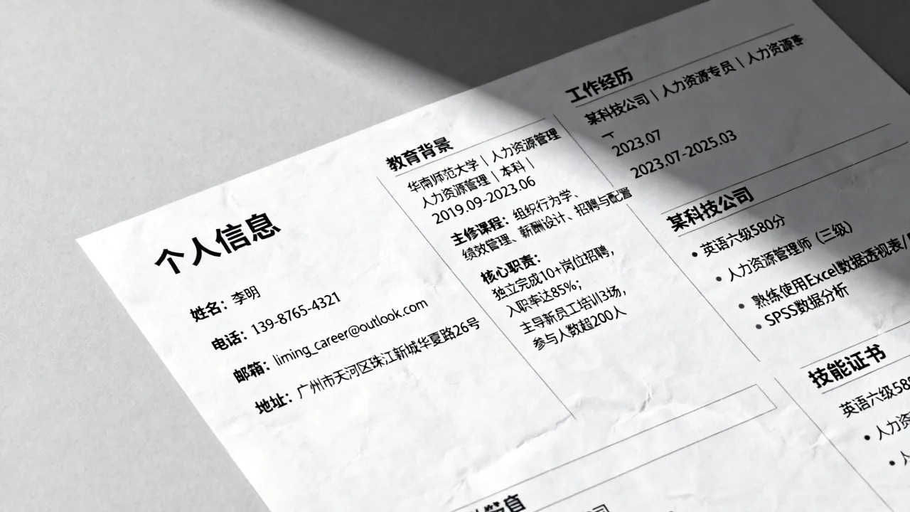 简历怎么整理,求职简历怎么写才能突出个人优势?-图1 简历怎么整理,求职简历怎么写才能突出个人优势?-图1
