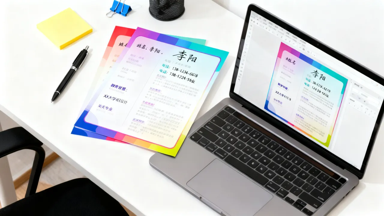 怎么制作彩色简历,彩色简历模板怎么制作?-图1 怎么制作彩色简历,彩色简历模板怎么制作?-图1