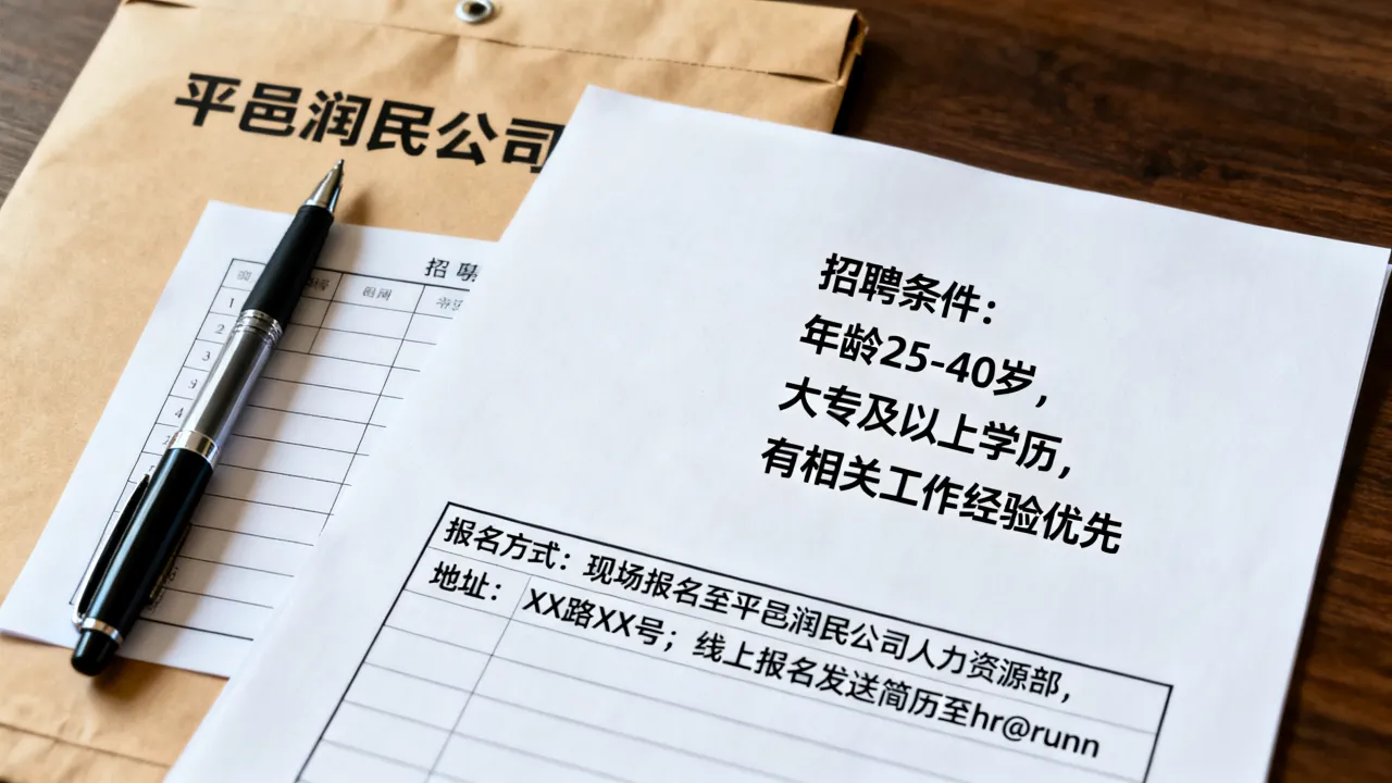 平邑润民公司招聘条件有哪些?具体怎么报名-图3 平邑润民公司招聘条件有哪些?具体怎么报名-图3