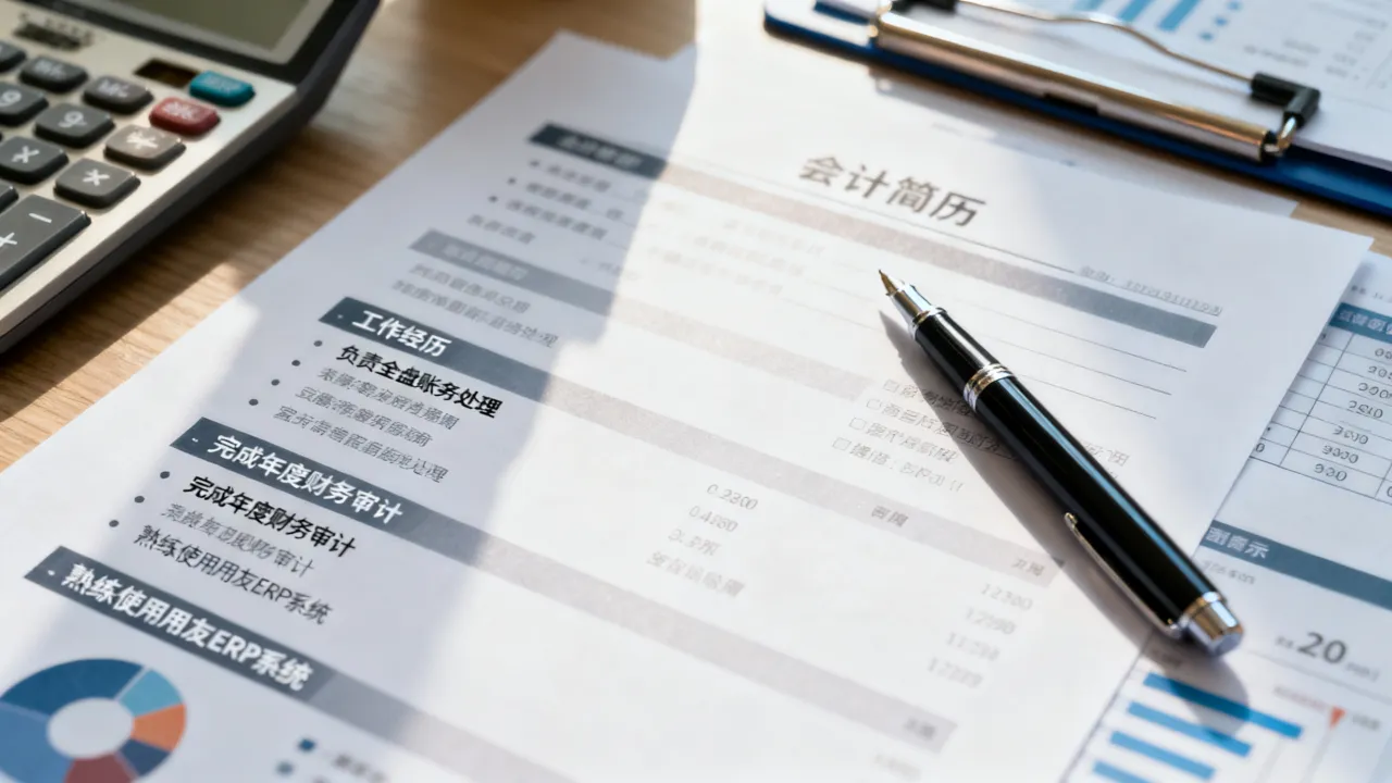 财会怎么写简历?会计简历工作经历怎么写才能吸引HR!-图1 财会怎么写简历?会计简历工作经历怎么写才能吸引HR!-图1