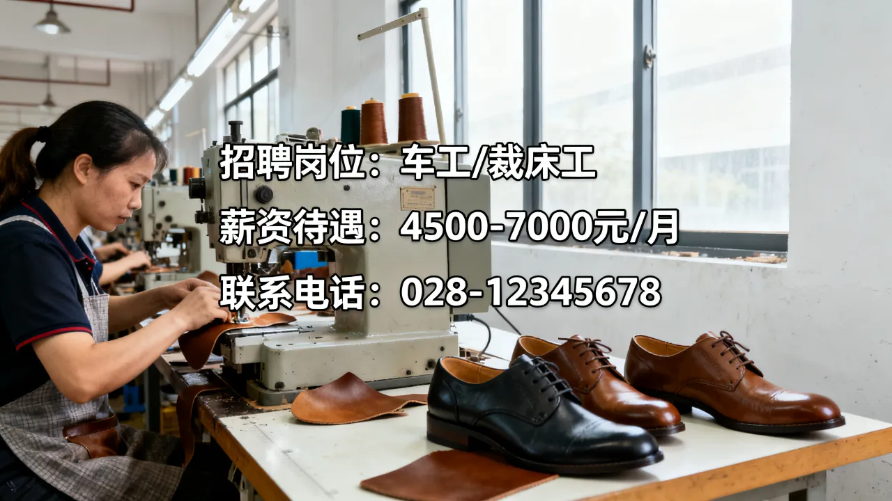 崇州皮鞋厂招聘吗?崇州皮鞋厂招聘最新信息及工资待遇怎么样-图1 崇州皮鞋厂招聘吗?崇州皮鞋厂招聘最新信息及工资待遇怎么样-图1