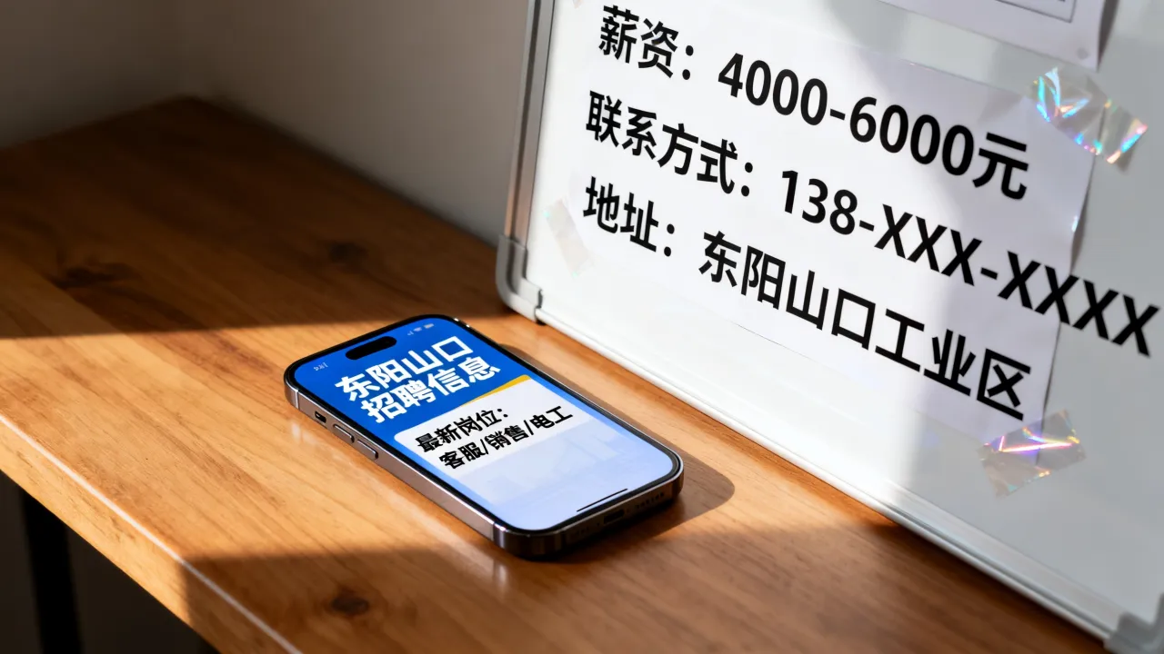 东阳山口招聘信息哪里找,最新岗位怎么查