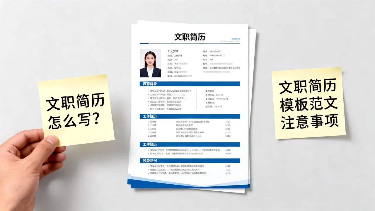 文职简历怎么写?文职简历模板范文有哪些注意事项-图3 文职简历怎么写?文职简历模板范文有哪些注意事项-图3