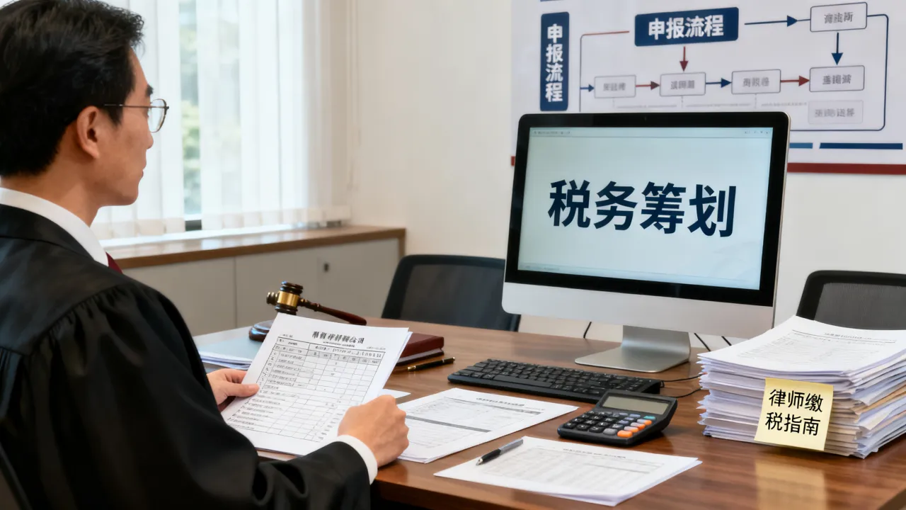 律师如何缴税,律师事务所税务筹划与申报流程详解?-图3 律师如何缴税,律师事务所税务筹划与申报流程详解?-图3