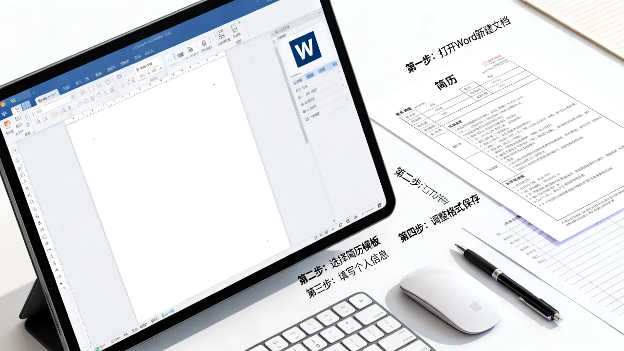 word怎么生成简历，Word制作个人简历的详细步骤教程-图2