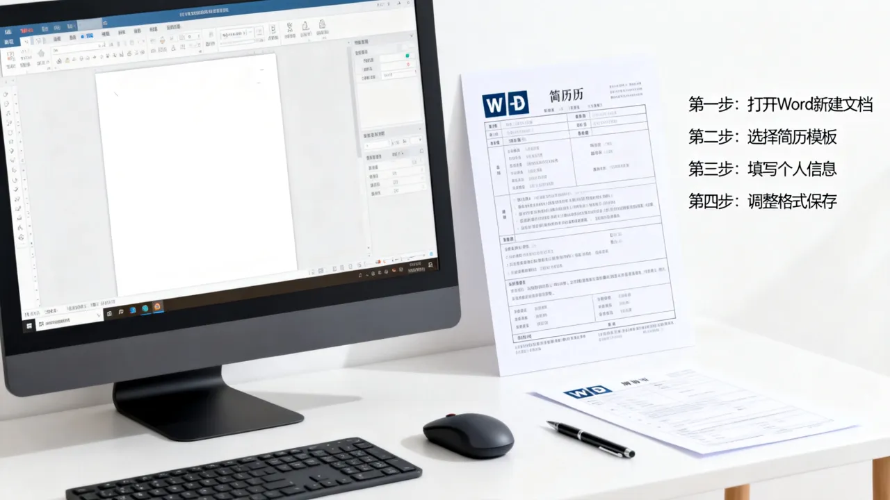 word怎么生成简历，Word制作个人简历的详细步骤教程-图3