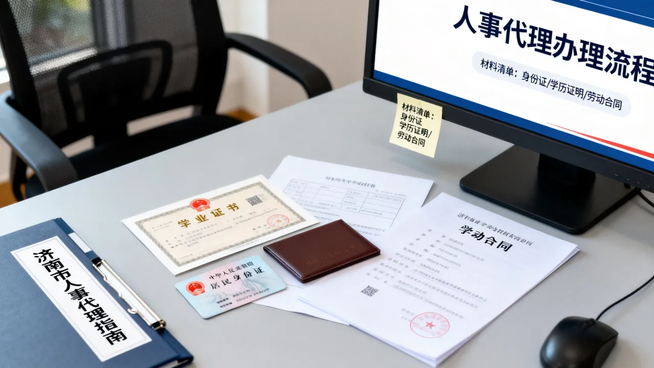济南市人事代理怎么办理，需要哪些材料和流程？