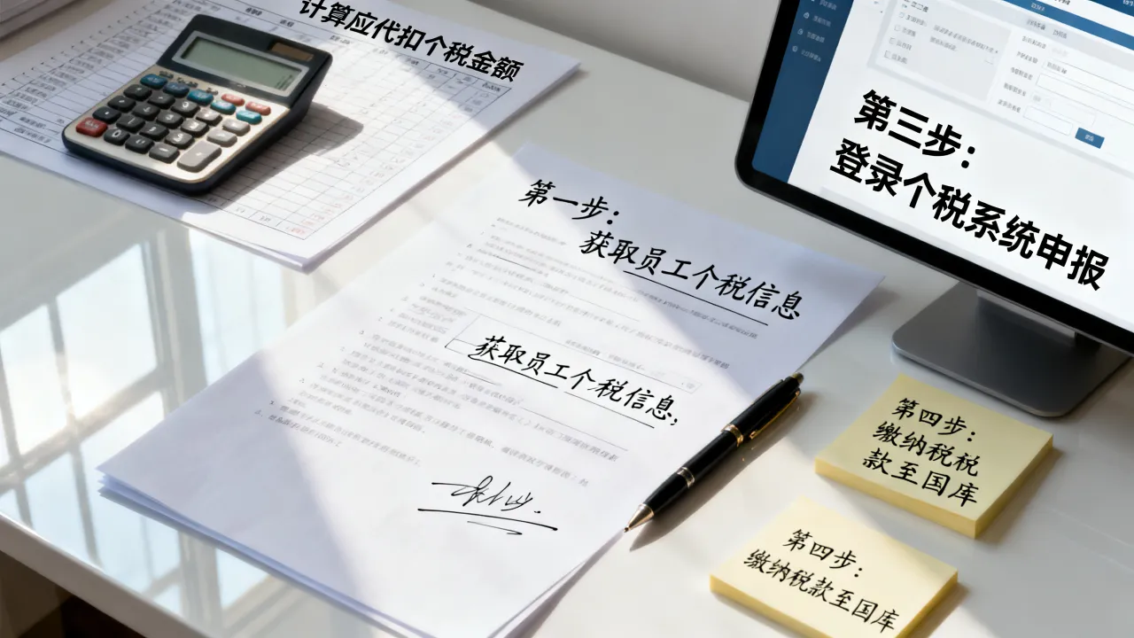 如何代扣代缴个税?,代扣代缴个税的具体流程是什么-图3 如何代扣代缴个税?,代扣代缴个税的具体流程是什么-图3