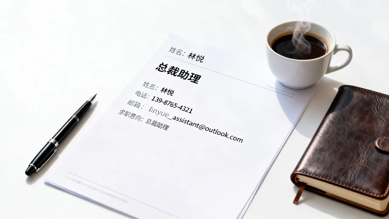 总裁助理简历怎么写?总裁助理简历范文模板有哪些-图1 总裁助理简历怎么写?总裁助理简历范文模板有哪些-图1