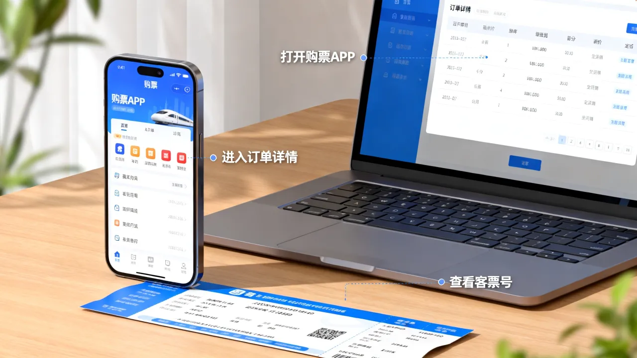 如何查询客票号,客票号在哪里查询最准确?-图3 如何查询客票号,客票号在哪里查询最准确?-图3