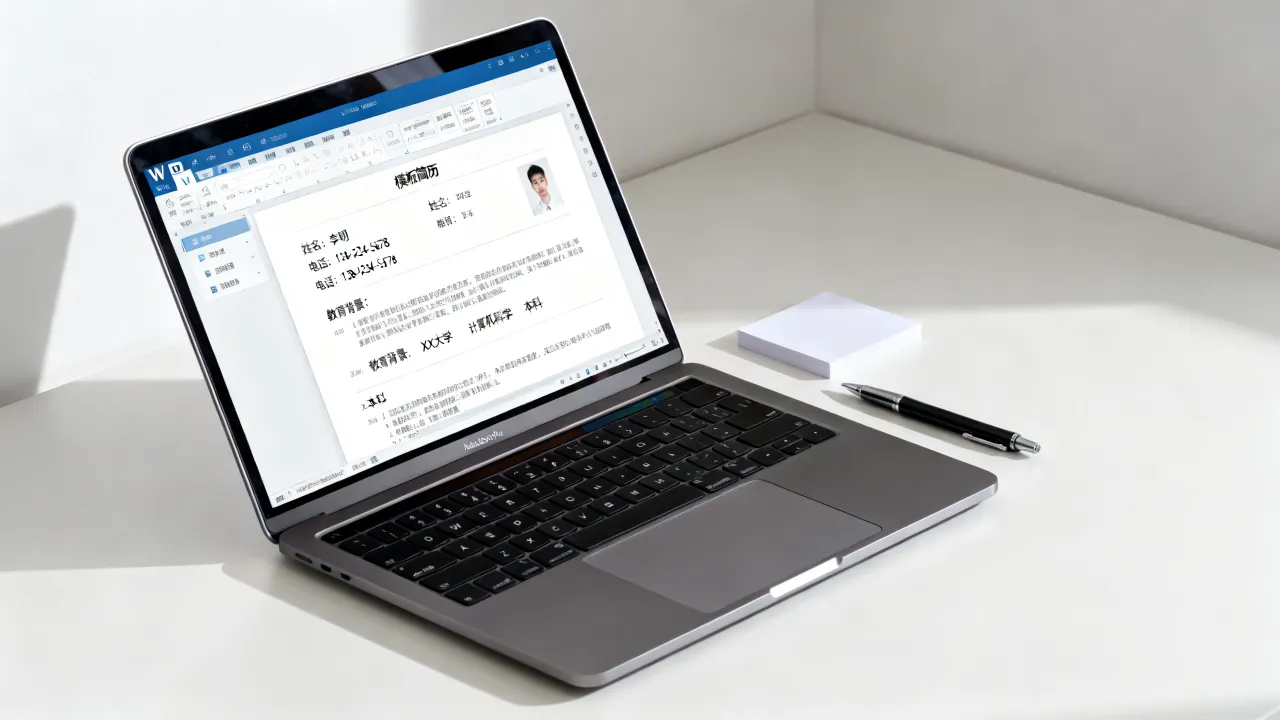 world怎么做简历？Word怎么制作简历，Word简历模板