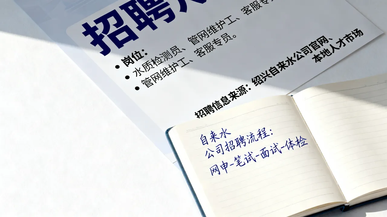 绍兴自来水公司招聘有哪些岗位？自来水公司招聘信息哪里找-图2
