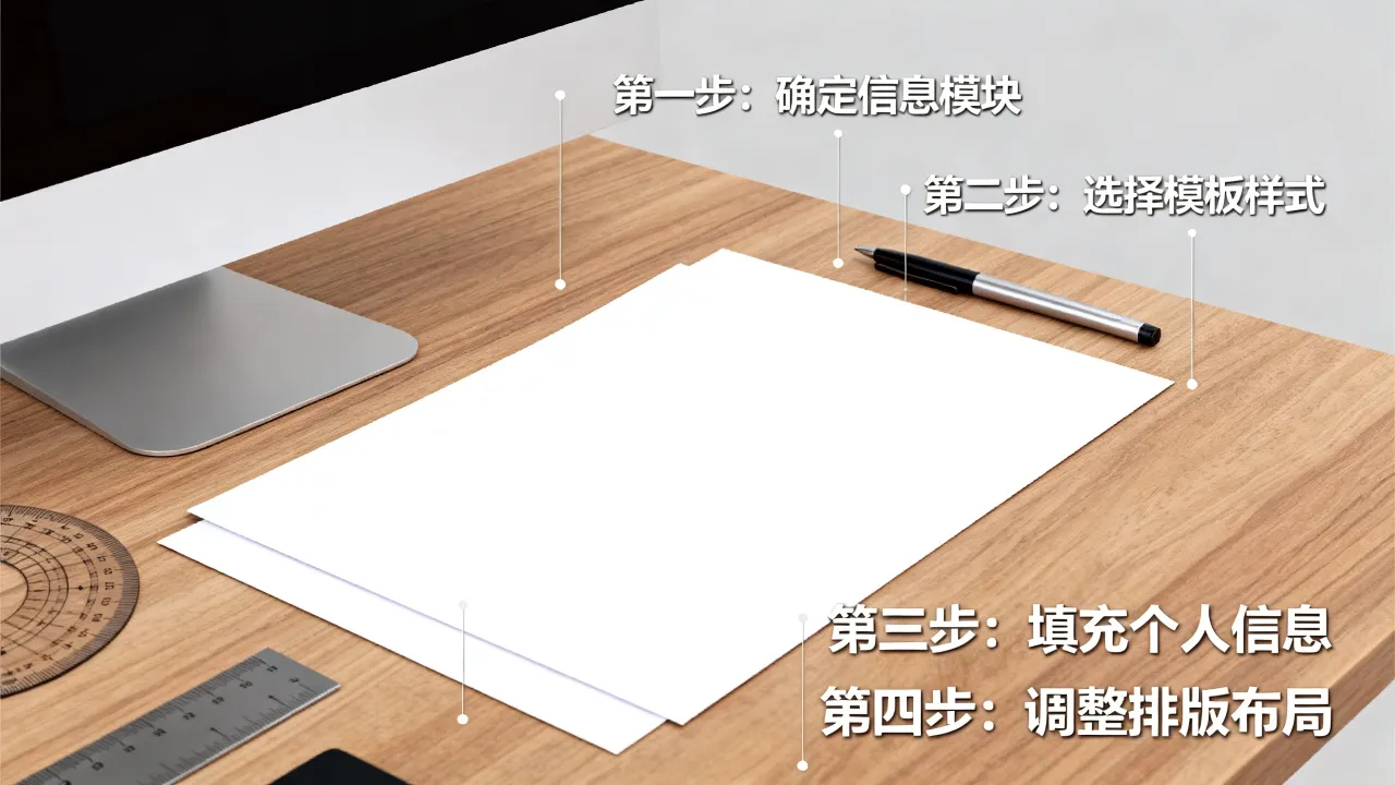 怎么自己做简历模板,简历模板制作的方法和步骤有哪些?-图2 怎么自己做简历模板,简历模板制作的方法和步骤有哪些?-图2